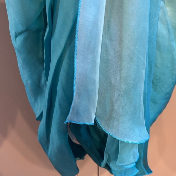 NWT La Femme Dancing with the Stars inspired 100% silk gorgeous dress! Sz 0 - Picture 3 of 11